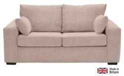 Heart of House Eton 2 Seater Fabric Sofa Bed - Old Rose.